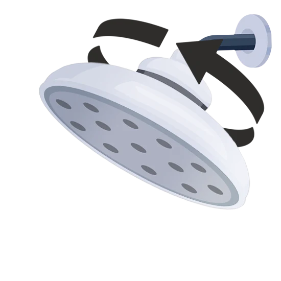 Remove old showerhead